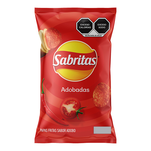 PAPA SABRITAS ADOBADA C/10 DE 42 GR