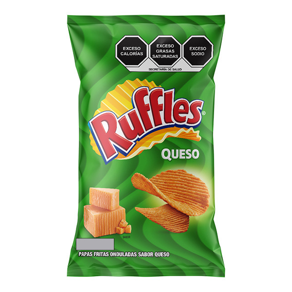 RUFFLES SABRITAS QUESO C/10 48 GR
