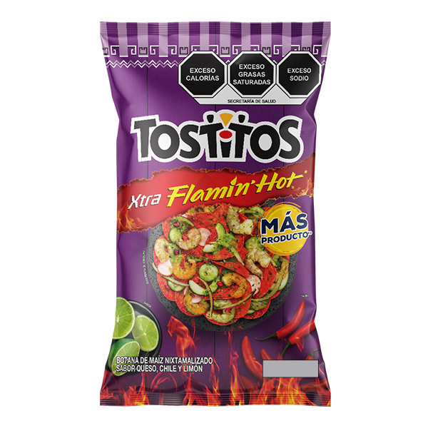 TOSTITOS FLAMIN HOT C/10 70 GR