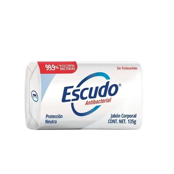 JABON ESCUDO BARRA 135 GR BLANCO