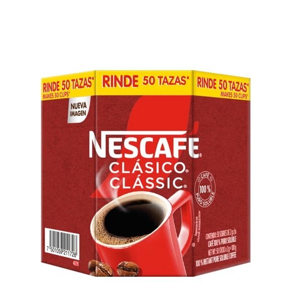 NESCAFE SOBRE EXHIBIDOR C/50 PZAS DE 2 GR