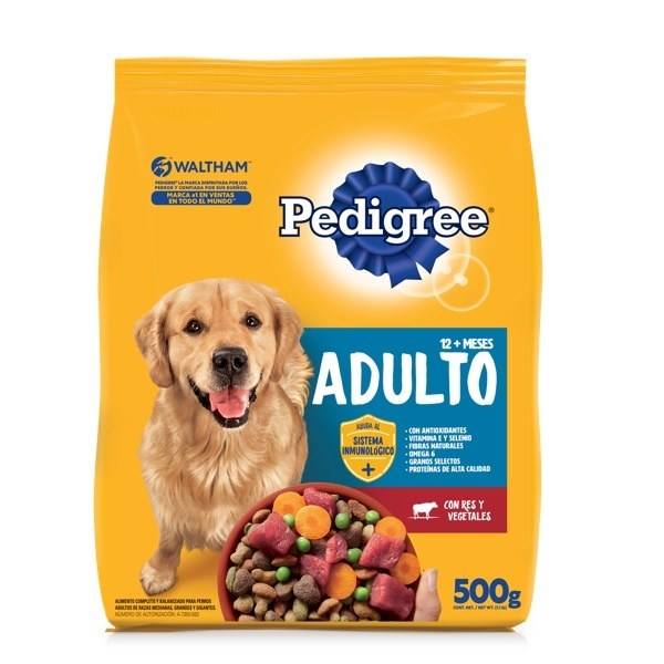 ALIMENTO PERRO PEDIGREE ADULT NUTRICION COMPLET 500 GR