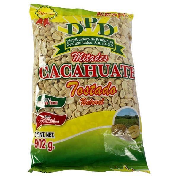 CACAHUATE DPD TOSTADO MITADES 902 GR