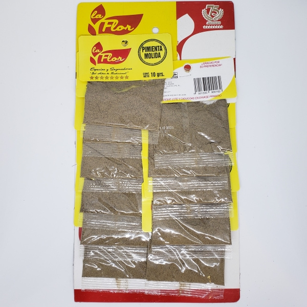 PIMIENTA MOLIDA EXHIBIDOR C/10 PIEZAS
