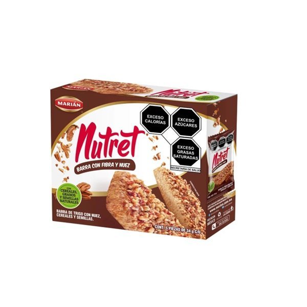 BARRA MARIEL NUTRET 170 GR MULTIGRANO