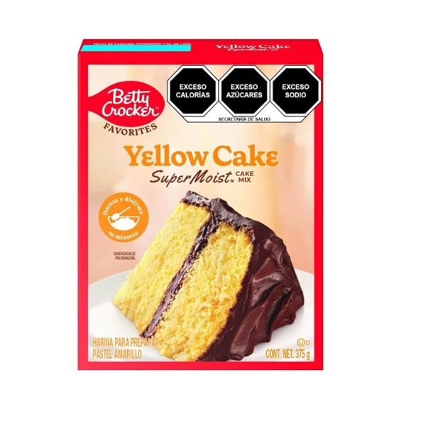HARINA PARA PASTEL BETTY CROCKER 375 GR PASTEL AMARILLO