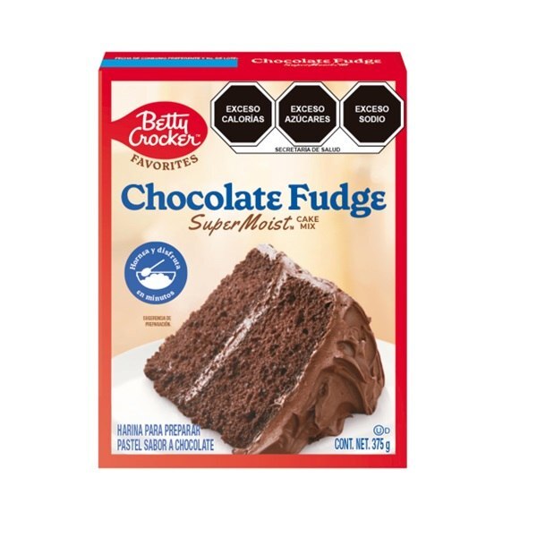 HARINA PARA PASTEL BETTY CROCKER 375 GR CHOCOLATE FUDGE