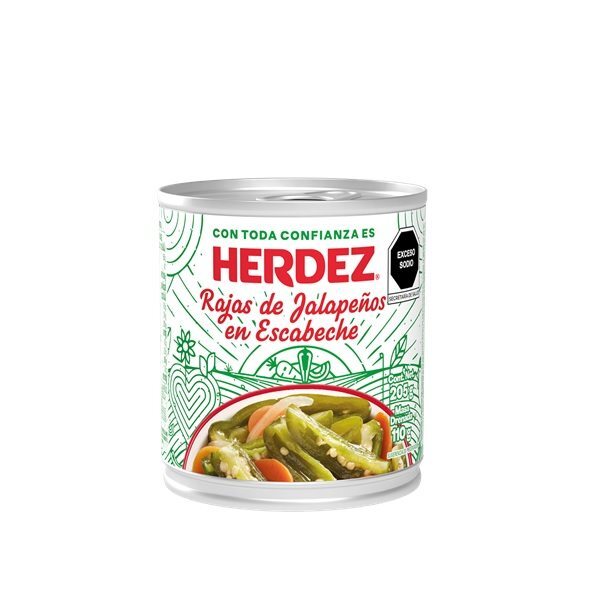 CHILE JALAPEÑO RAJAS HERDEZ 205 GR