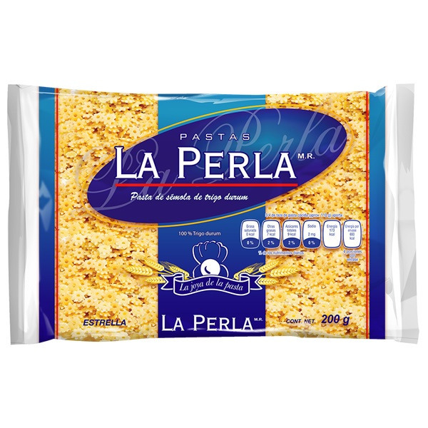 PASTA LA PERLA 200 GR ESTRELLA
