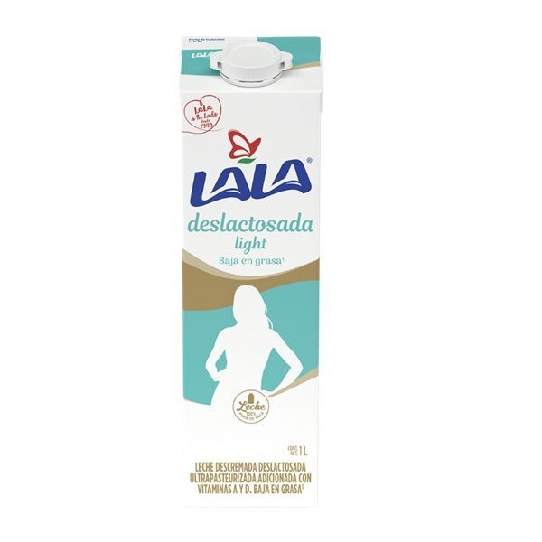 LECHE LALA DESLACTOSADA LIGHT 1 LITRO UHT