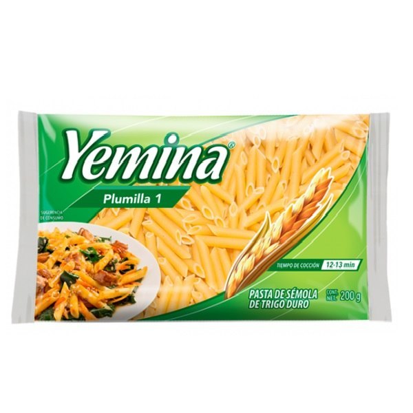 PASTA YEMINA 200 GR PLUMILLA#1