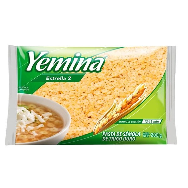 PASTA YEMINA 200 GR ESTRELLA #2
