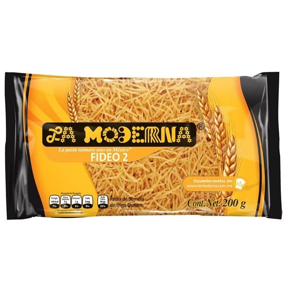 PASTA LA MODERNA 200 GR FIDEO #2